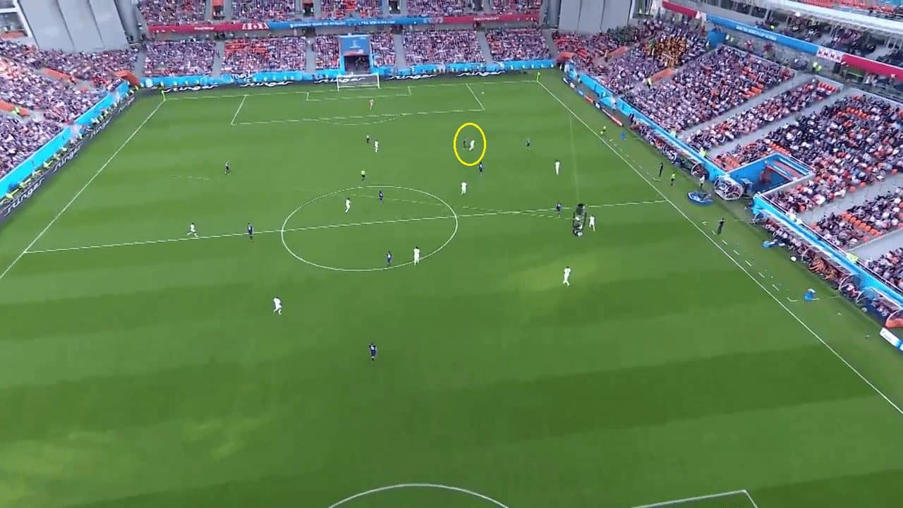 SEN draw JPN in to play long use height