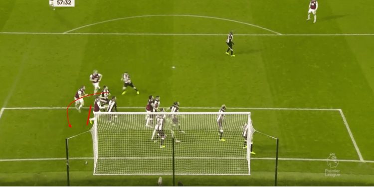 offensive corners in Europe's top five leagues: the far post - set-piece analysis tactical analysis tactics