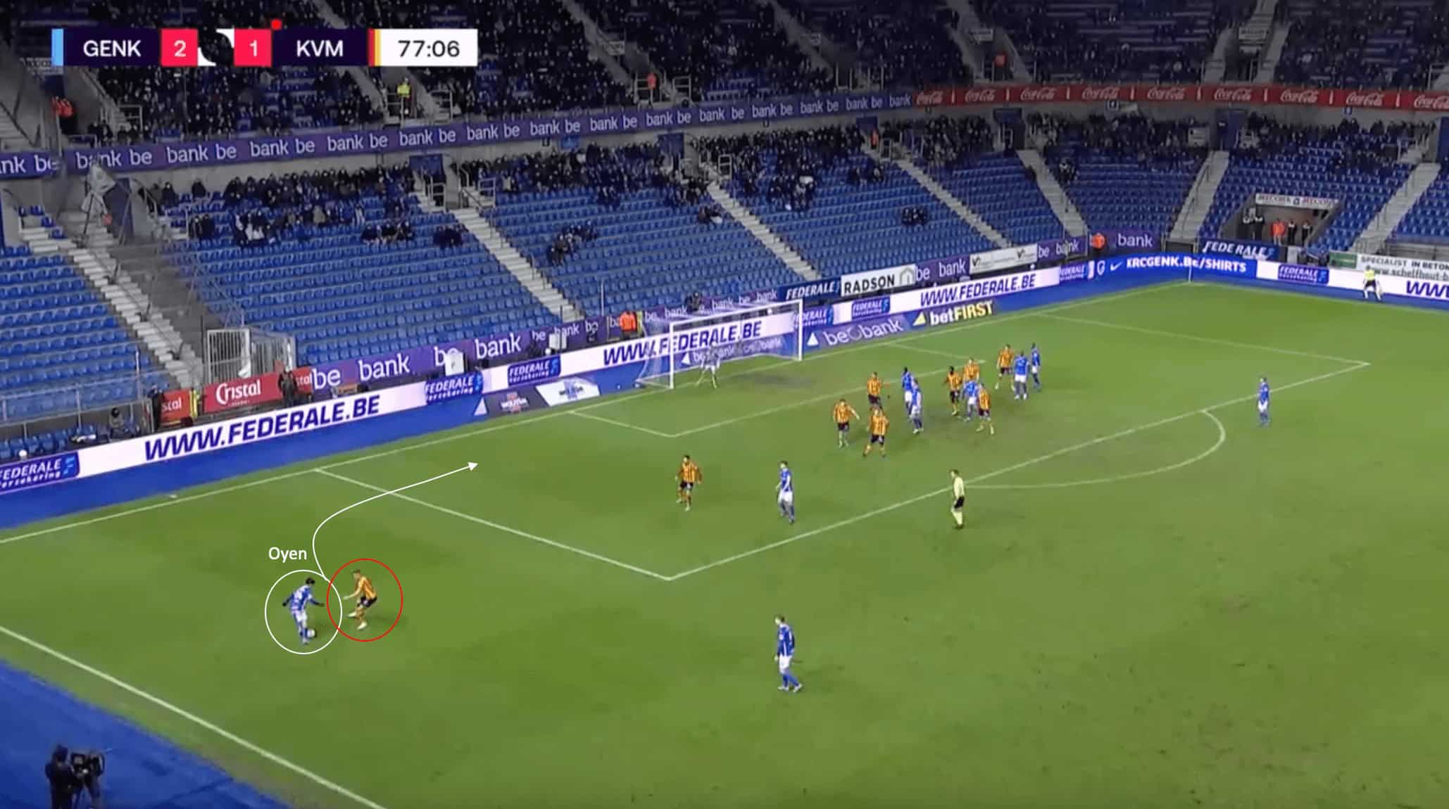 Luca Oyen 2021/22: The next big thing to come out of KRC Genk's academy - scout report - tactical analysis tactics