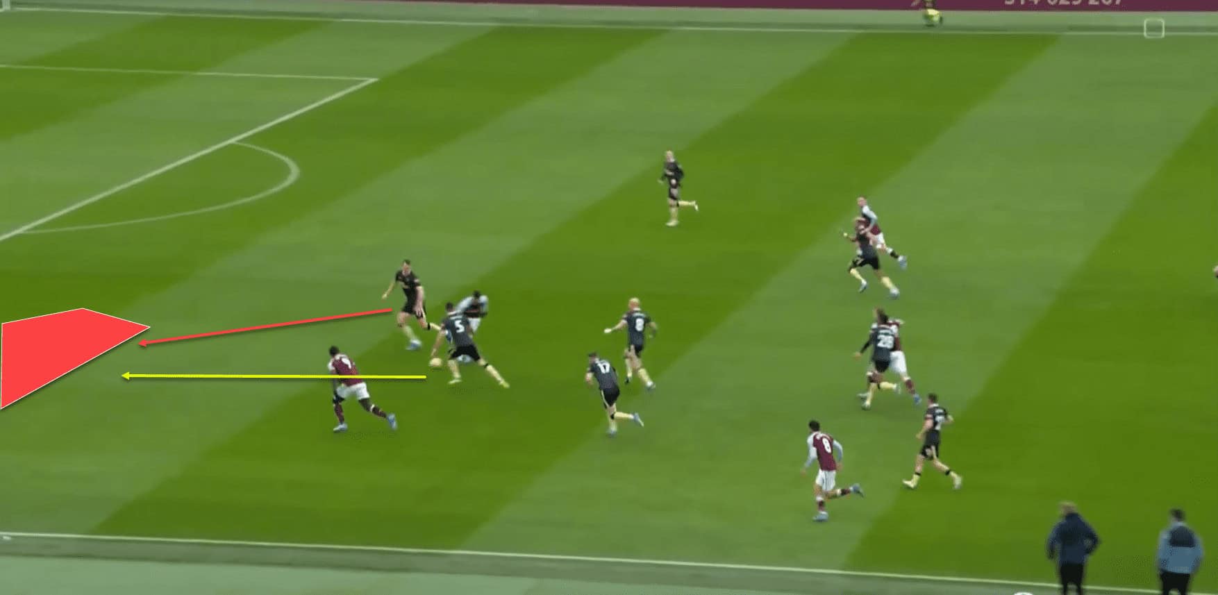 Dan Burn at Newcastle United - Scout report tactical analysis tactics