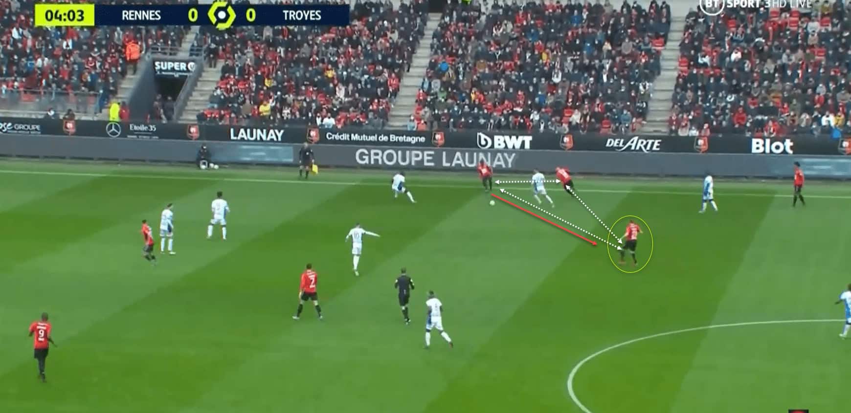 Lovro Majer at Rennes 2021/22 - Scout report tactical analysis tactics
