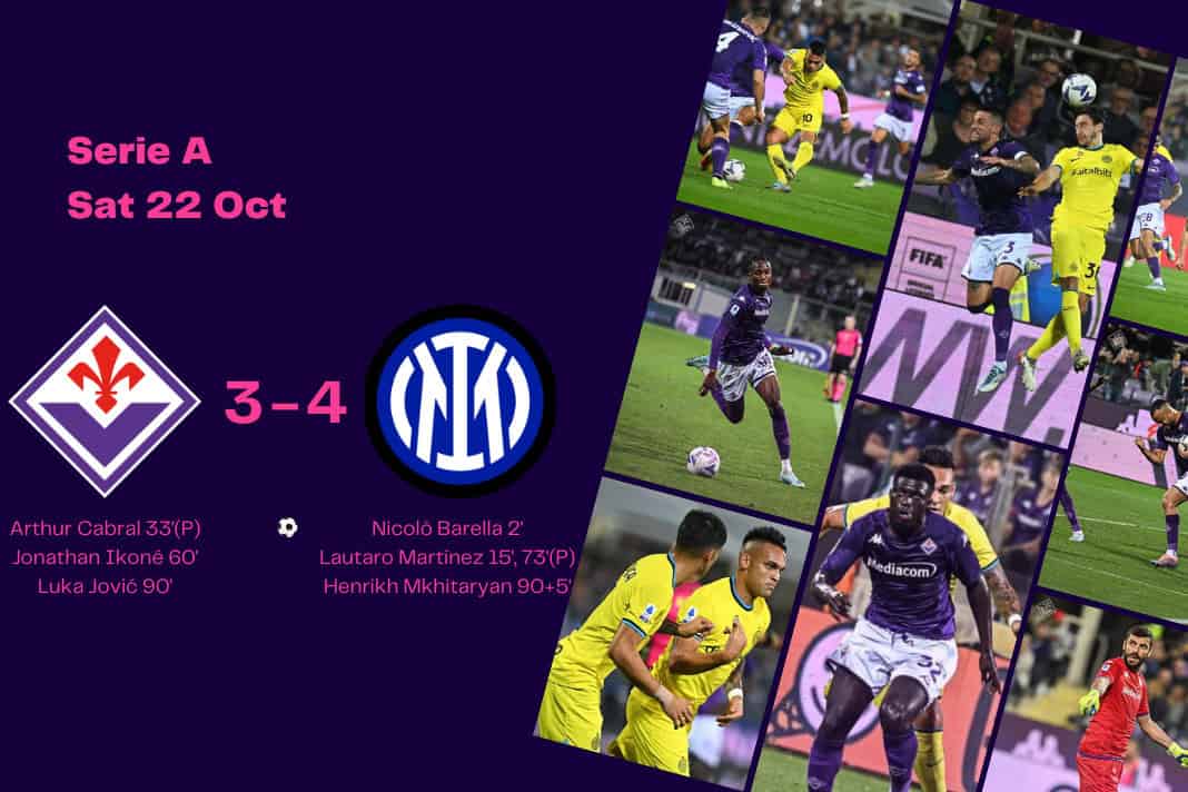 Serie A 2022/23: Fiorentina vs Inter - data viz, stats and insights 1 Serie A 2022/23: Fiorentina vs Inter - data viz, stats and insights