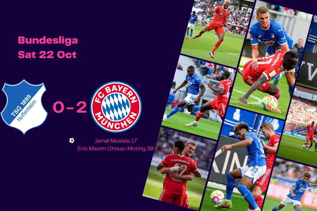 Bundesliga 2022/23: Hoffenheim vs Bayern - data viz, stats and insights 1 Bundesliga 2022/23: Hoffenheim vs Bayern - data viz, stats and insights
