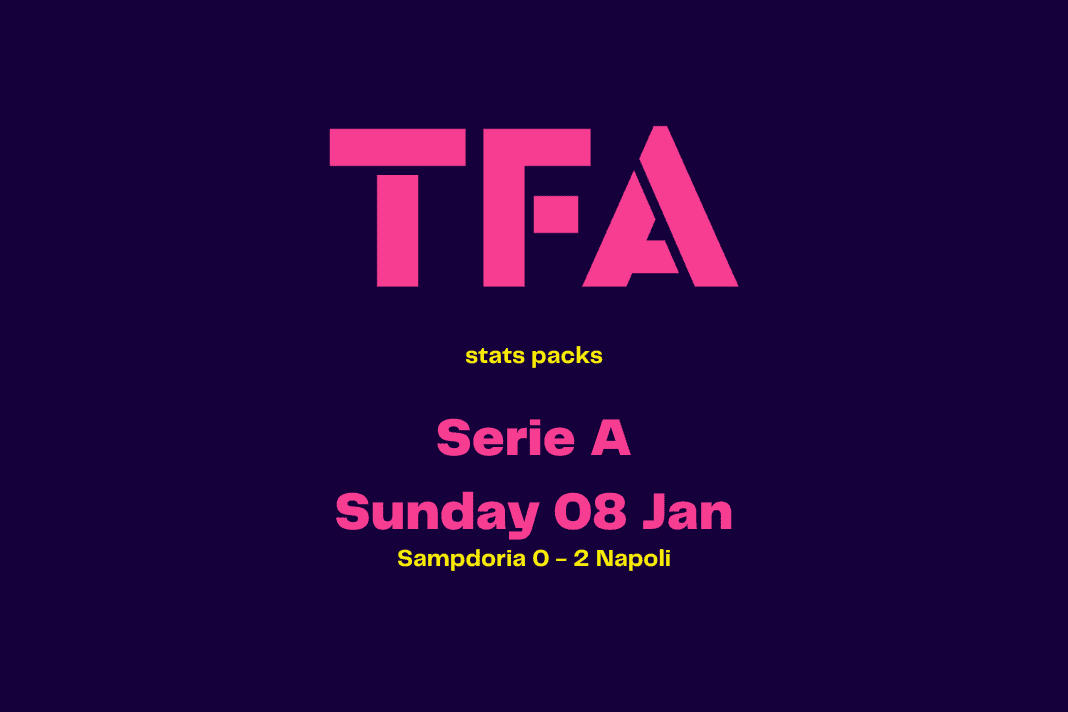 Serie A 2022/23: Sampdoria vs Napoli - data viz, stats and insights 1 Serie A 2022/23: Sampdoria vs Napoli - data viz, stats and insights