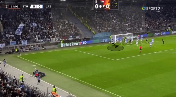 How Sturm Graz have been so creative from near post corner routines this season - set-piece analysis 2 Sturm Graz's take on near post corner attacks - set-piece analysis