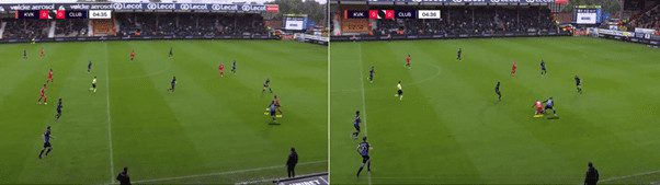 De Cuyper Foul vs Kortrijk Complete