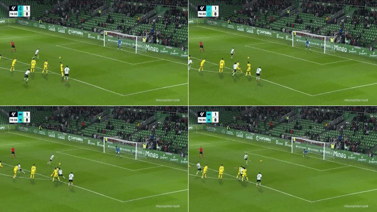 Peque Penalty vs Villarreal B Complete