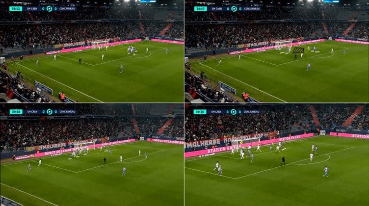 Caen Corner vs Concarneau Complete