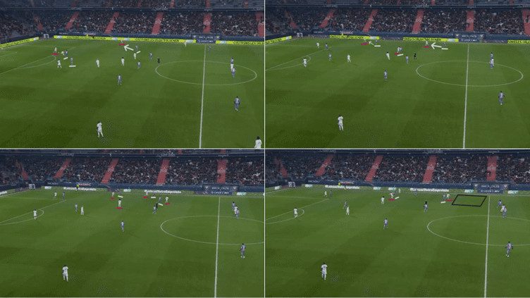 Caen Defending vs Dunkerque Complete 2