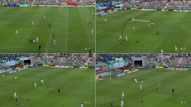 Exposito Assist vs Lech Poznan Complete