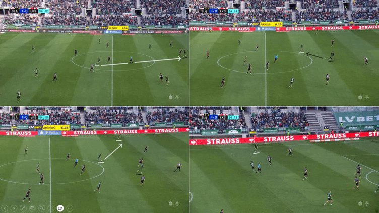 Exposito Link up vs Lodzki KS Complete