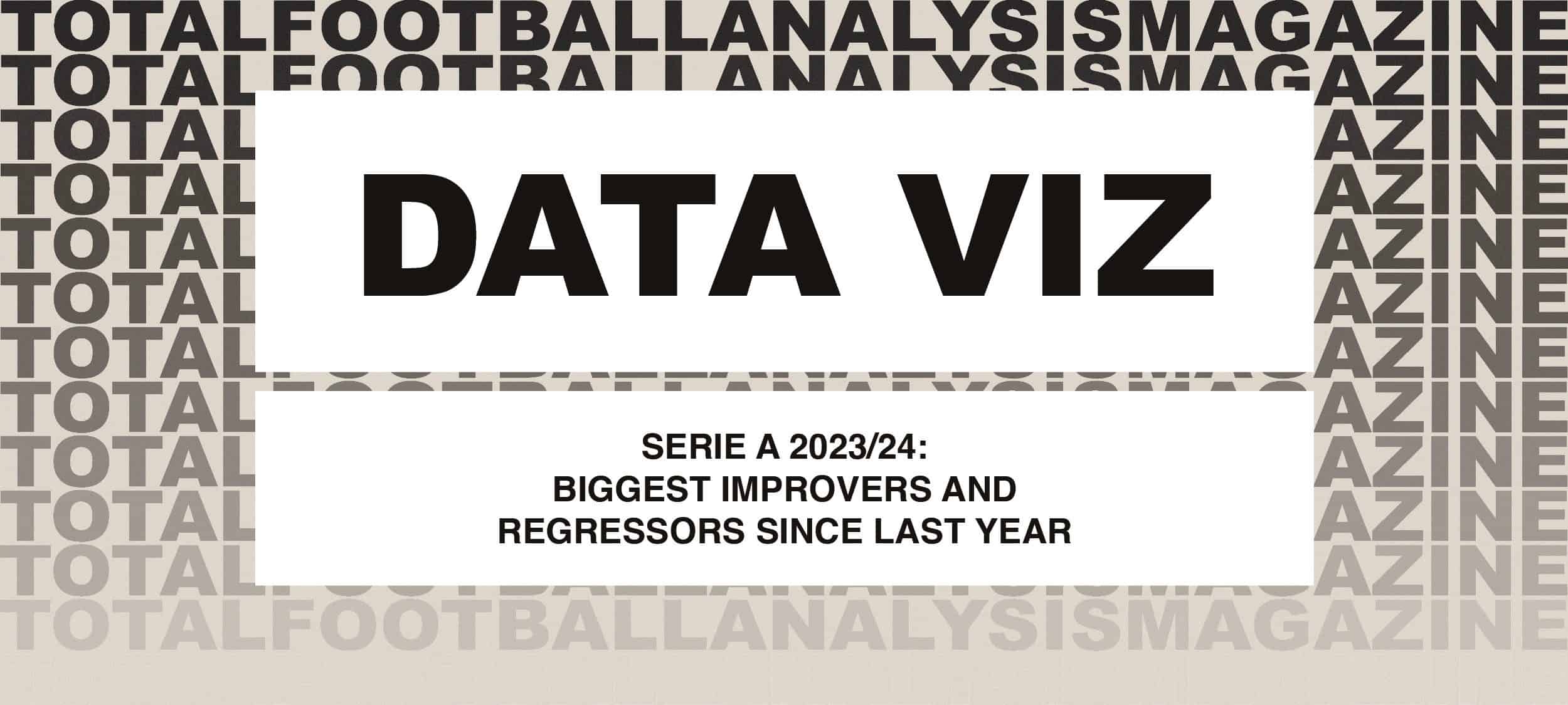Serie A 2023/24: Biggest improvers and regressors since last year