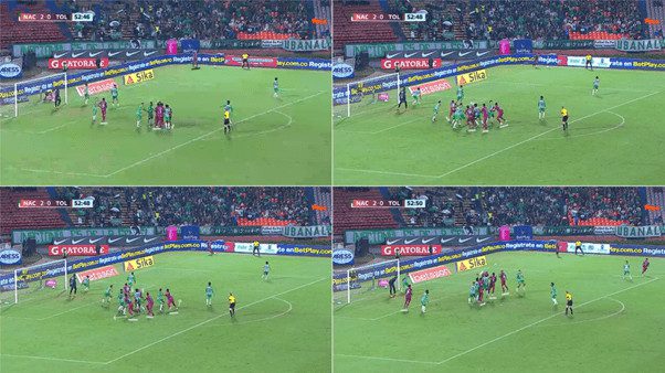 Corner vs Atletico Nacional Complete