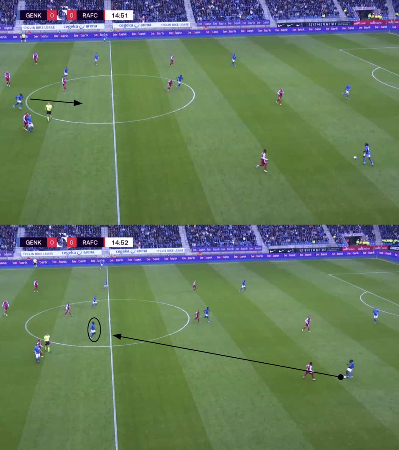 Tolu Arokodare Style Of Play At KRC Genk 2024/2025 - How The Nigerian Marksman Has Developed Over The Last Two Seasons 15 Tolu Arokodare: How the Nigerian marksman has developed over the last two seasons