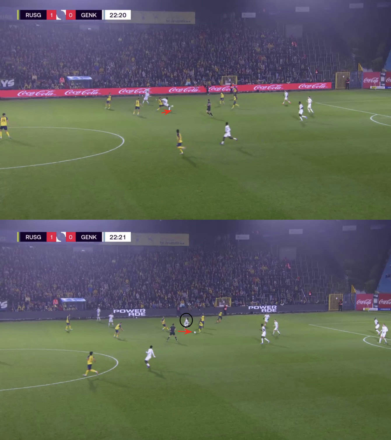 Tolu Arokodare Style Of Play At KRC Genk 2024/2025 - How The Nigerian Marksman Has Developed Over The Last Two Seasons 19 Tolu Arokodare: How the Nigerian marksman has developed over the last two seasons