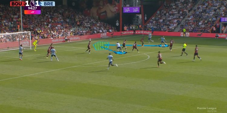 Striker blindside run 2