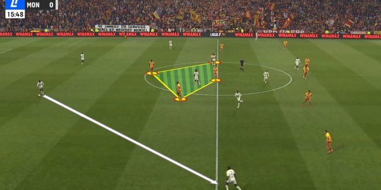 Playing wide while opponent settled