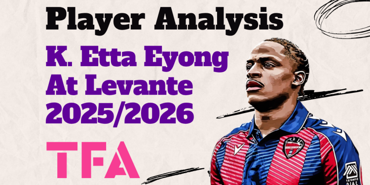 Karl Etta Eyong Scout Report At Levante 2025/2026: The Emerging Cameroon Star Powering Levante’s Attack – Player Analysis 1 Karl Etta Eyong At Levante 20252026