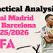 Real Madrid Vs Barcelona 20252026 - Tactical Analysis