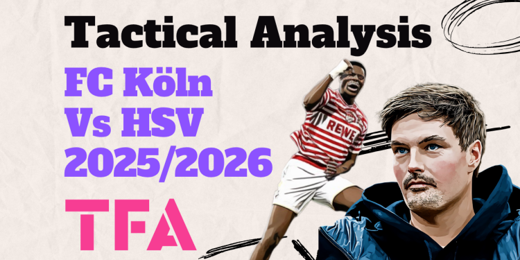 1. FC Köln - Hamburger SV Bundesliga - Tactical Analysis