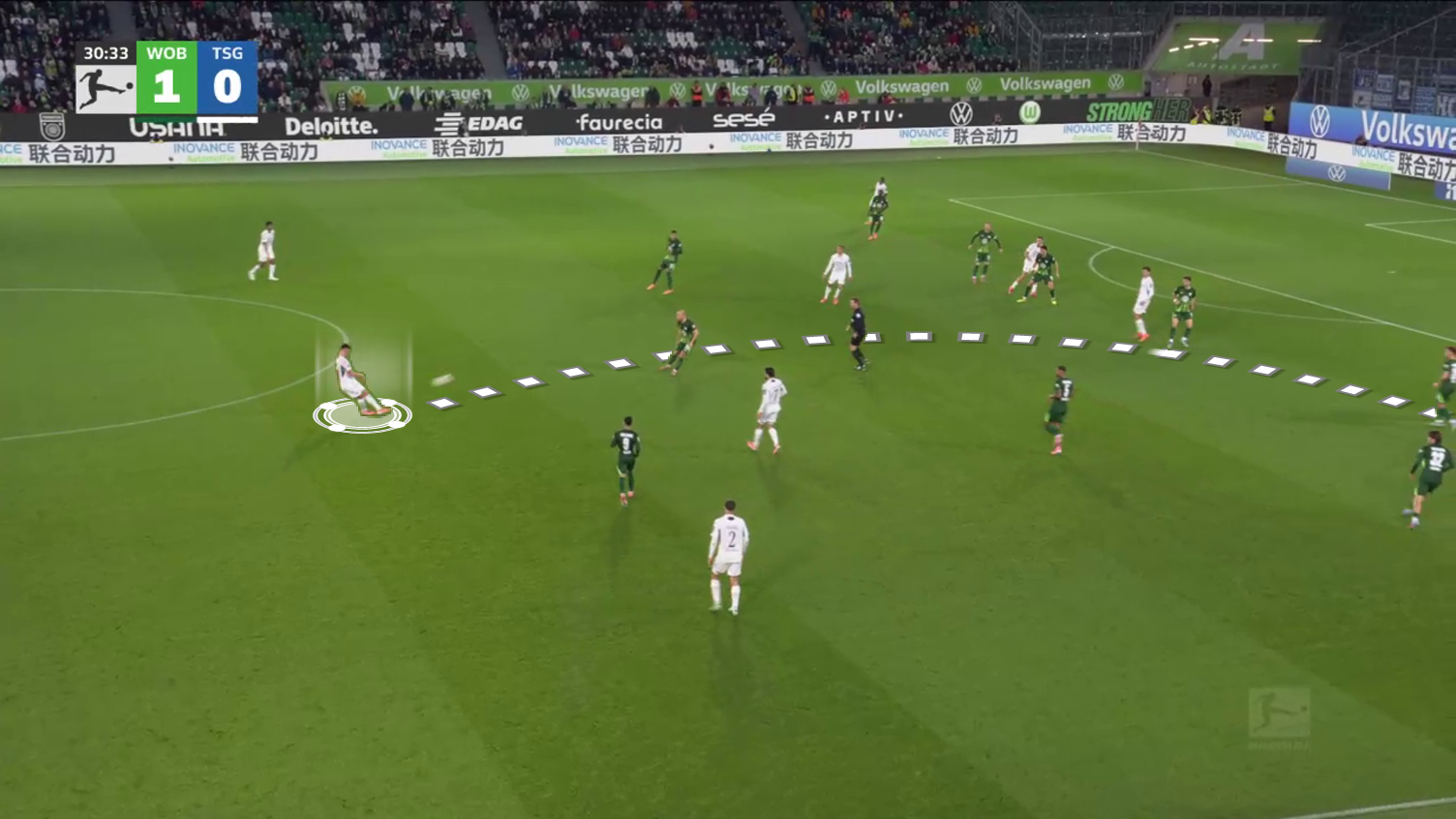 Hoffenheim wide ball