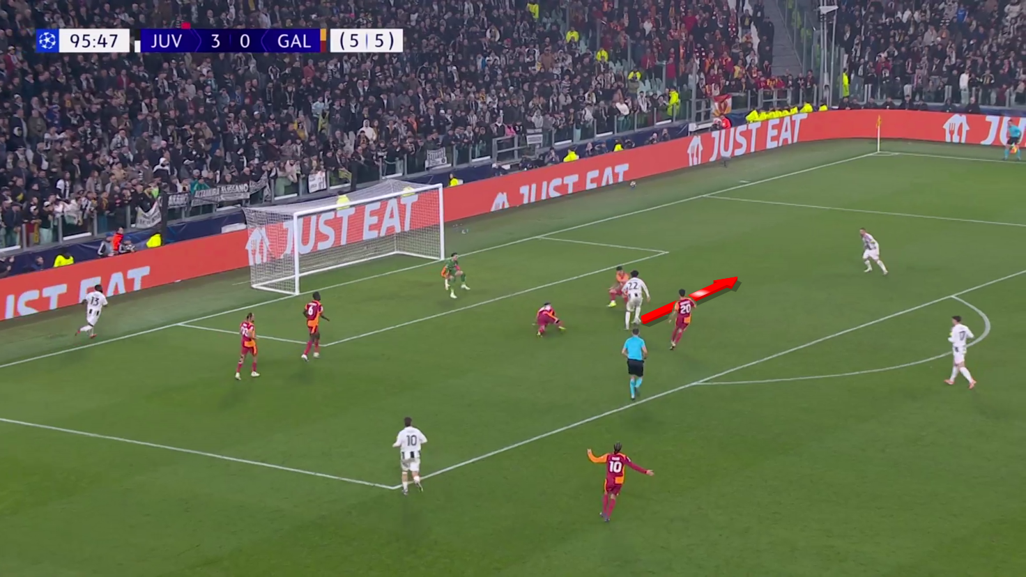 Juventus vs Galatasaray [3–2] – Champions League 20252026 Wide Areas Solutions And Striker Dilemma – Tactical Analysis 4