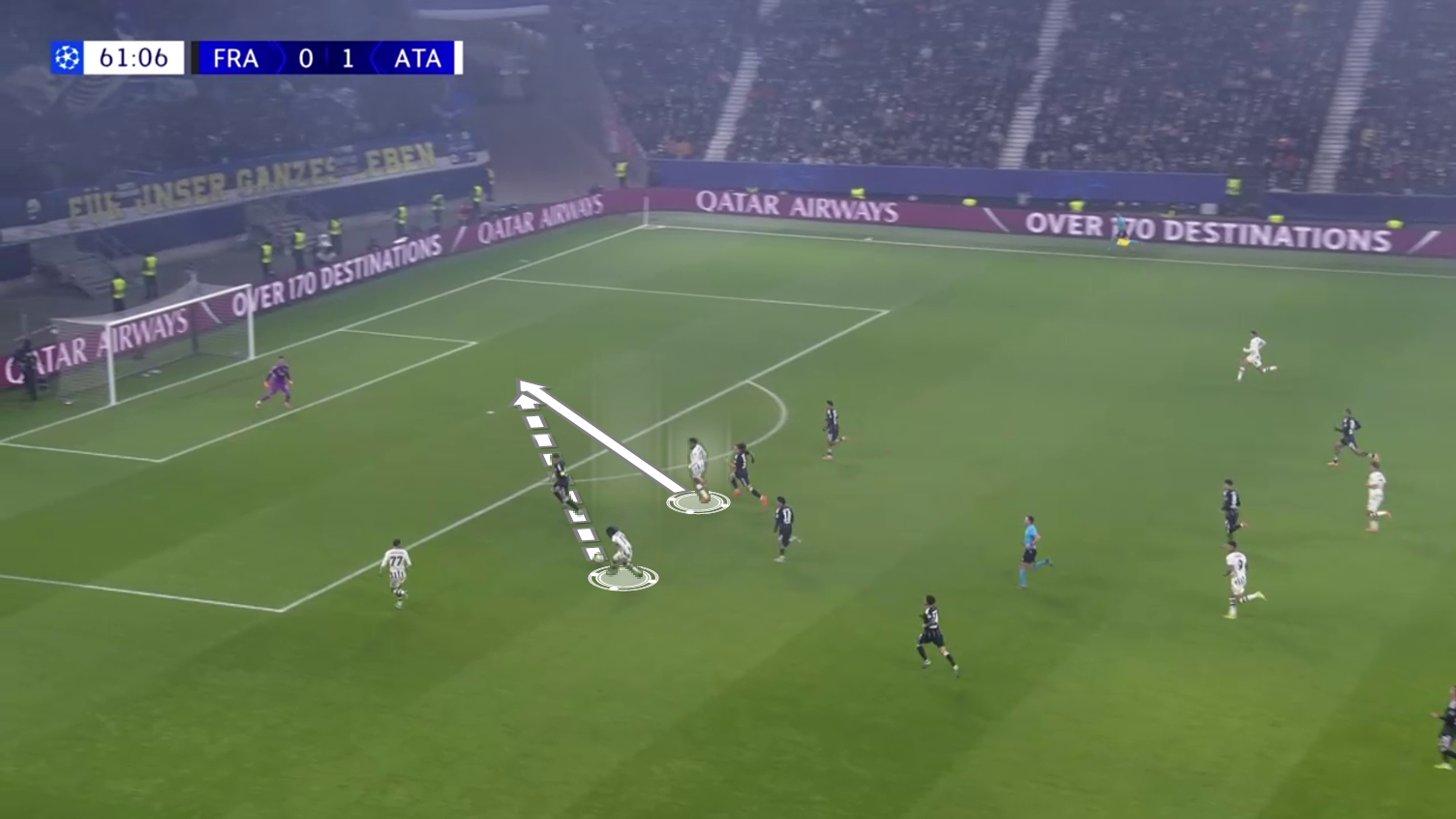 Lookman Pass to Ederson