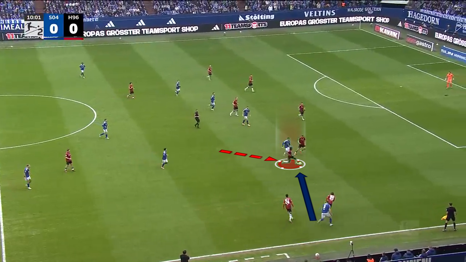 Noel Aseko at Hannover 96 2025/26: The replacement for Leon Goretzka