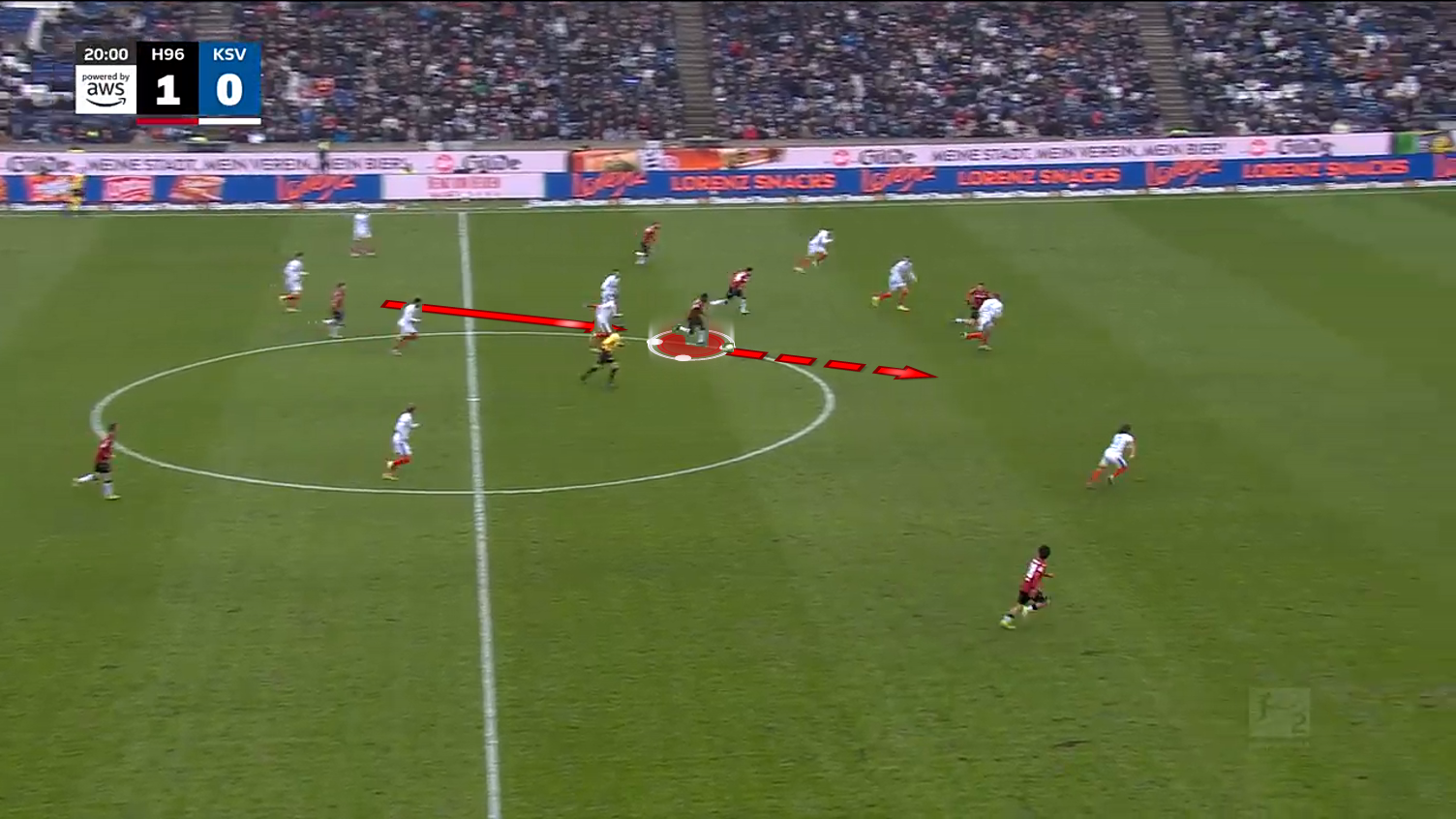 Noel Aseko at Hannover 96 2025/26: The replacement for Leon Goretzka