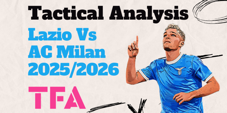 Lazio Vs AC Milan [1–0] – Serie A 2025/2026: Wing Dominance Punishes Milan’s Key Passing Flaws – Tactical Analysis