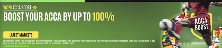 Accas are just one of the many types of crypto sports betting offers available.