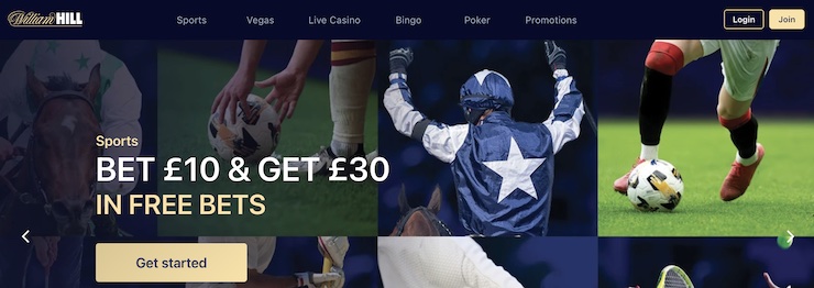 William Hill is one of the top betting sites for European punters.
