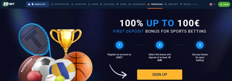 20bet hemsida