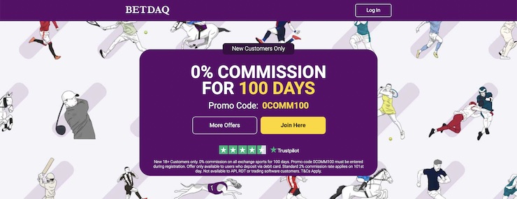 Betdaq is one of the leading UK betting exchanges for 0% commission trading. New customers can get free trades for the first 100 days upon opening an account.