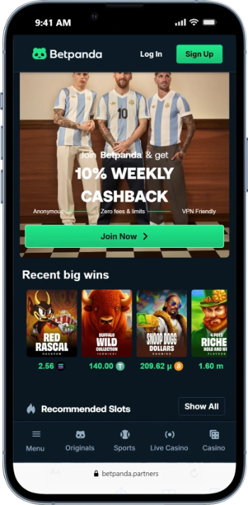 Betpanda - cashback bonus