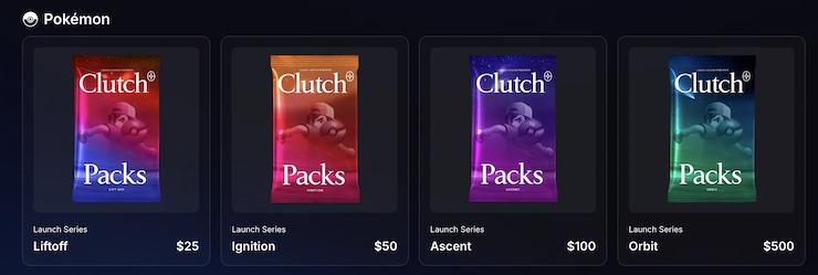 ClutchPacks allows members to Buy Pokemon Card Packs Online