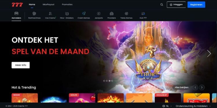 Screenshot Casino 777 online casino