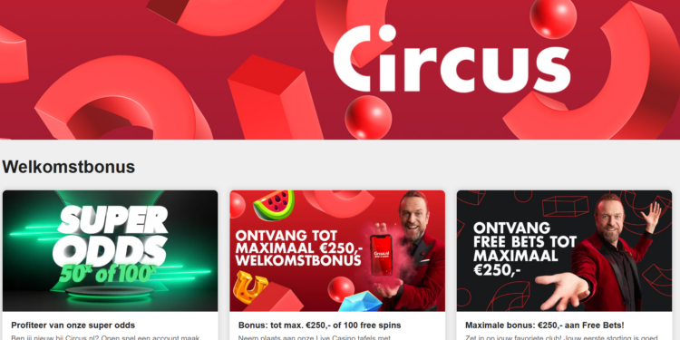 Homepage Circus Casino online casino Nederland