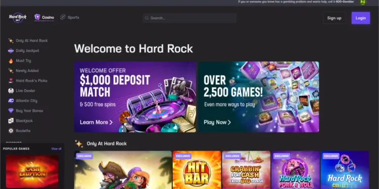Homepage Hard Rock Casino online casino Nederland