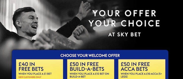 Sky Bet is one of the top non UK bookmakers.