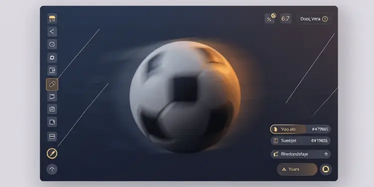 Professional sports betting dashboard interface with football elements and modern digital design