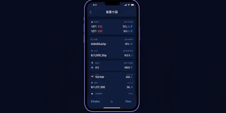 Modern sports betting platform interface displayed on a digital device with live odds and data