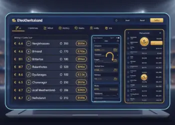 Modern sports betting platform interface with live odds and digital betting dashboard for Netherlands market