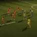 Aerial tactical view of Netherlands attacking in 4-3-3 formation against Sweden's defensive 5-3-2 block
