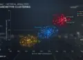 Premier League tactical clusters data visualization showing three team archetypes