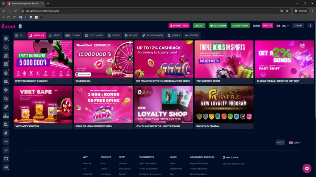 vbet casino retrait immediat