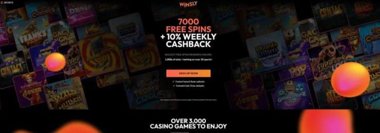 Winsly casino hemsida
