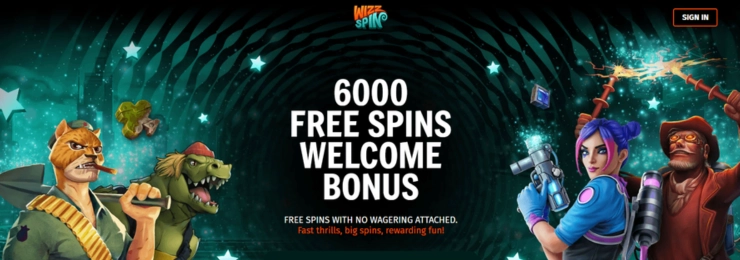 Wizz Spin hemsida